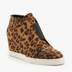 Soda Shoes Comfy Sporty Sneaker Wedges FINAL SALE