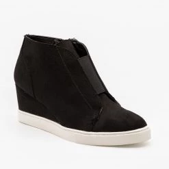 Soda Shoes Comfy Sporty Sneaker Wedges FINAL SALE