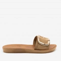 Bamboo Shoes Newest Arrivals Comfy Square Buckle Sandals