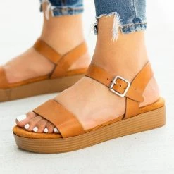 Bamboo Shoes Comfy Stacked Flatform Sandals