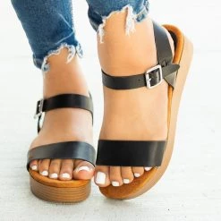 Bamboo Shoes Comfy Stacked Flatform Sandals