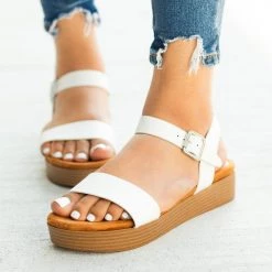 Bamboo Shoes Comfy Stacked Flatform Sandals