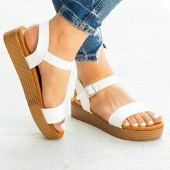 Bamboo Shoes Comfy Stacked Flatform Sandals