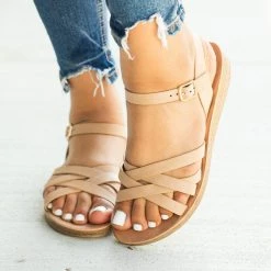 Cherish Comfy Strappy Criss Cross Fashion Sandals