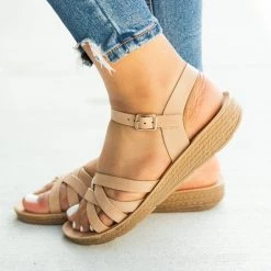 Cherish Comfy Strappy Criss Cross Fashion Sandals
