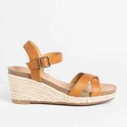 City Classified Shoes Newest Arrivals Comfy Summer Espadrille Wedges