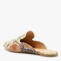 Weeboo Newest Arrivals Contemporary Snake Print Mules