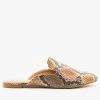 Weeboo Newest Arrivals Contemporary Snake Print Mules