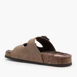 Refresh Newest Arrivals Cork Faux Fur Buckle Slides 20 Refresh Newest Arrivals Cork Faux Fur Buckle Slides