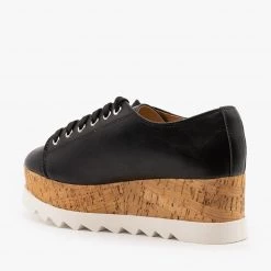 Soda Shoes Cork Platform Fashion Sneakers