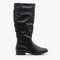 Fashion Focus Newest Arrivals Corset Laced Riding Boots FINAL SALE