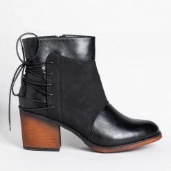 Mata Corset Tie-Up Booties Newest Arrivals 11 Mata Corset Tie-Up Booties Newest Arrivals