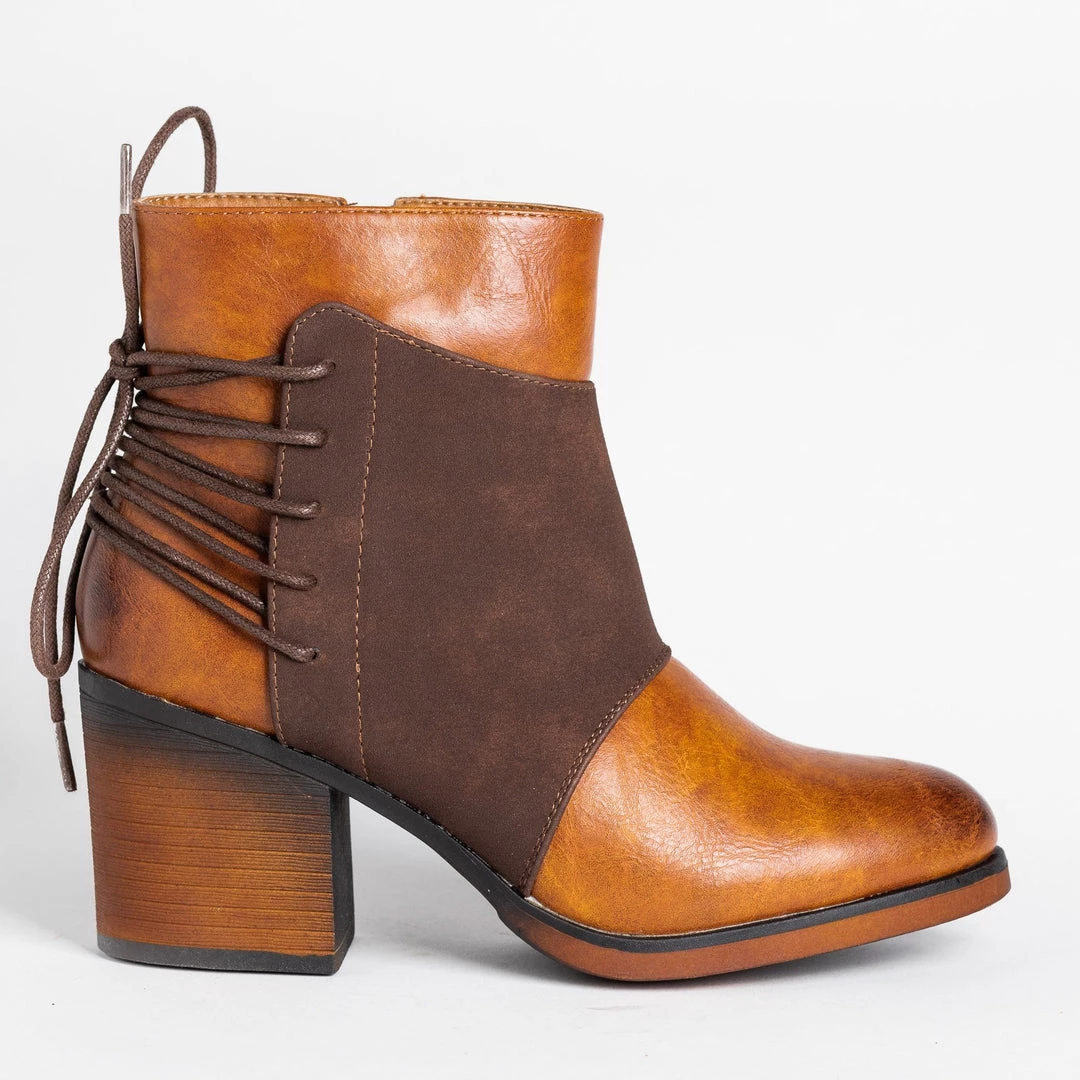 Mata Corset Tie-Up Booties Newest Arrivals 2 Mata Corset Tie-Up Booties Newest Arrivals