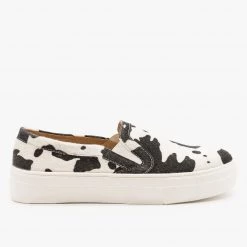 Mata Cow Print Fashion Sneakers