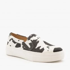 Mata Cow Print Fashion Sneakers