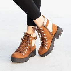 Soda Shoes Newest Arrivals Cozy Combat Styled Boots