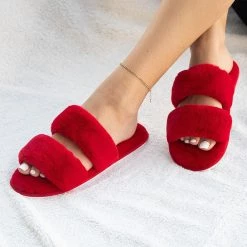 Mixx Shoes Newest Arrivals Cozy Double-Banded Slides