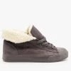 Via Pinky Cozy Faux Sherpa Fashion Sneakers Newest Arrivals