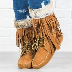Nature Breeze Cozy Moccasin Boots