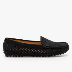 Bella Marie Newest Arrivals Cozy Pinhole Loafer Flats