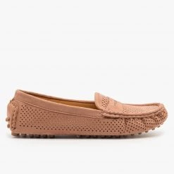 Bella Marie Newest Arrivals Cozy Pinhole Loafer Flats