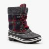 Forever Newest Arrivals Cozy Plaid Winter Boots