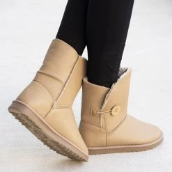 Via Pinky Cozy Warm Slip On Booties Newest Arrivals