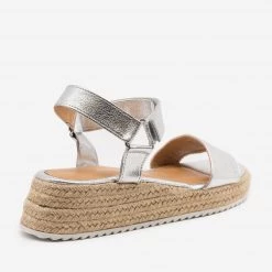 Olivia Miller Cracked Metallic Espadrille Sandals Newest Arrivals 14 Olivia Miller Cracked Metallic Espadrille Sandals Newest Arrivals