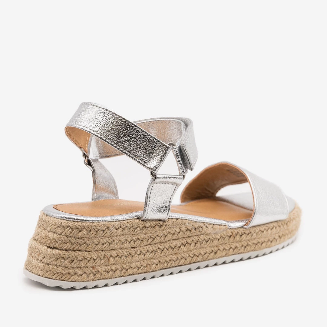 Olivia Miller Cracked Metallic Espadrille Sandals Newest Arrivals 6 Olivia Miller Cracked Metallic Espadrille Sandals Newest Arrivals