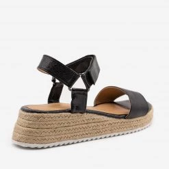 Olivia Miller Cracked Metallic Espadrille Sandals Newest Arrivals 17 Olivia Miller Cracked Metallic Espadrille Sandals Newest Arrivals
