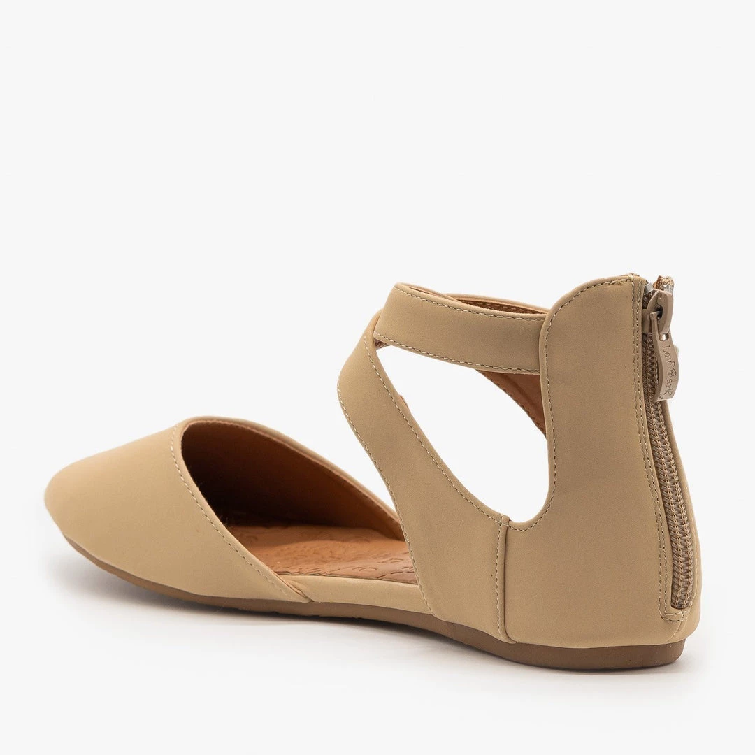 Lovmark Criss Cross Ballet Flats 7 Lovmark Criss Cross Ballet Flats