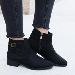 Bamboo Shoes Newest Arrivals Criss Cross Buckle Booties