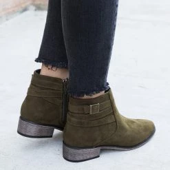 Bamboo Shoes Newest Arrivals Criss Cross Buckle Booties