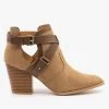 Qupid Shoes Newest Arrivals Criss Cross Buckle Strap Booties