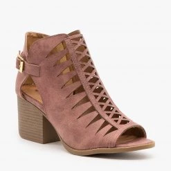 Qupid Shoes Criss Cross Cut-Out Booties 14 Qupid Shoes Criss Cross Cut-Out Booties