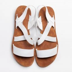 Forever Criss Cross Elastic Strap Sandals
