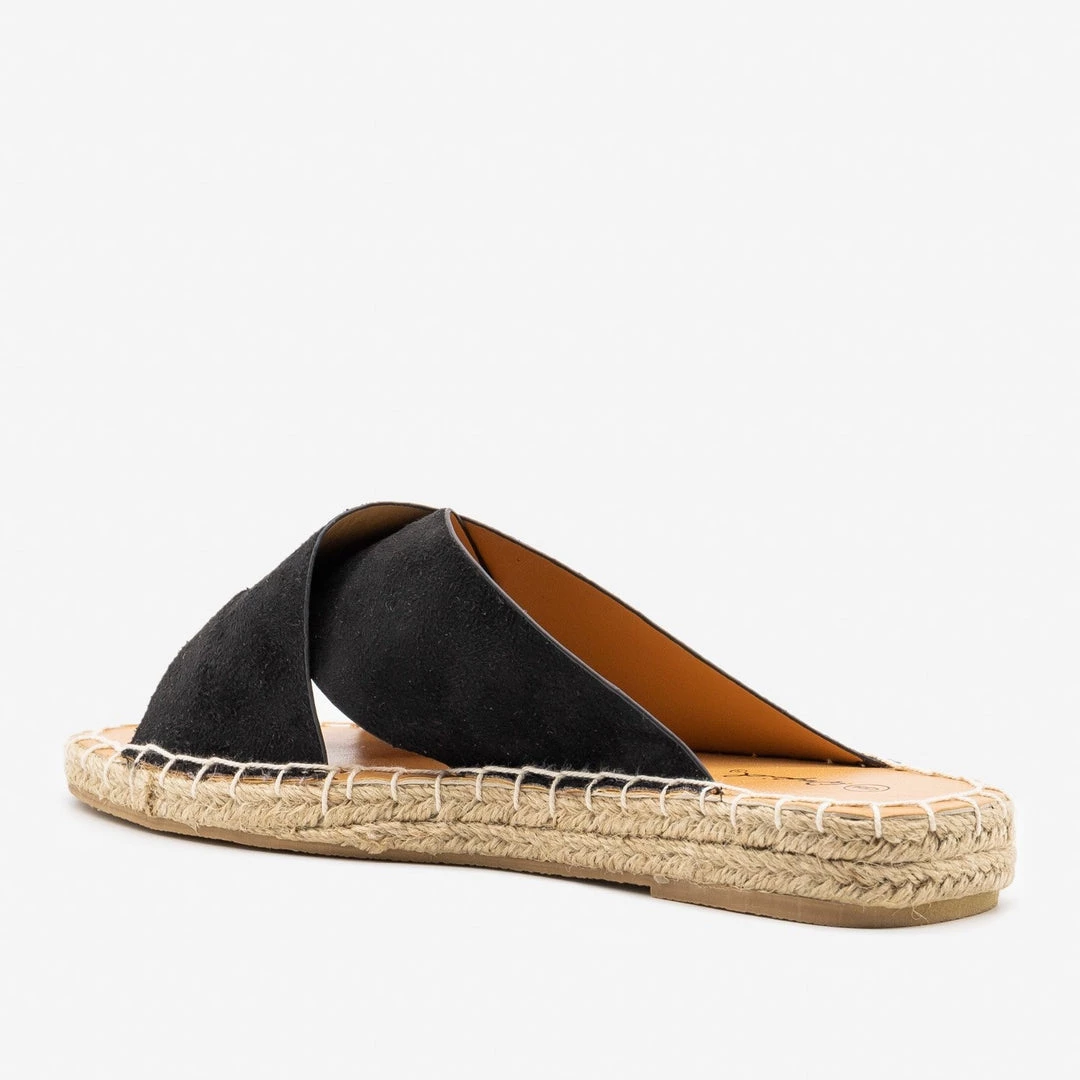 Qupid Shoes Newest Arrivals Criss Cross Espadrille Slip-On Sandals 6 Qupid Shoes Newest Arrivals Criss Cross Espadrille Slip-On Sandals