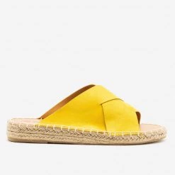 Qupid Shoes Newest Arrivals Criss Cross Espadrille Slip-On Sandals