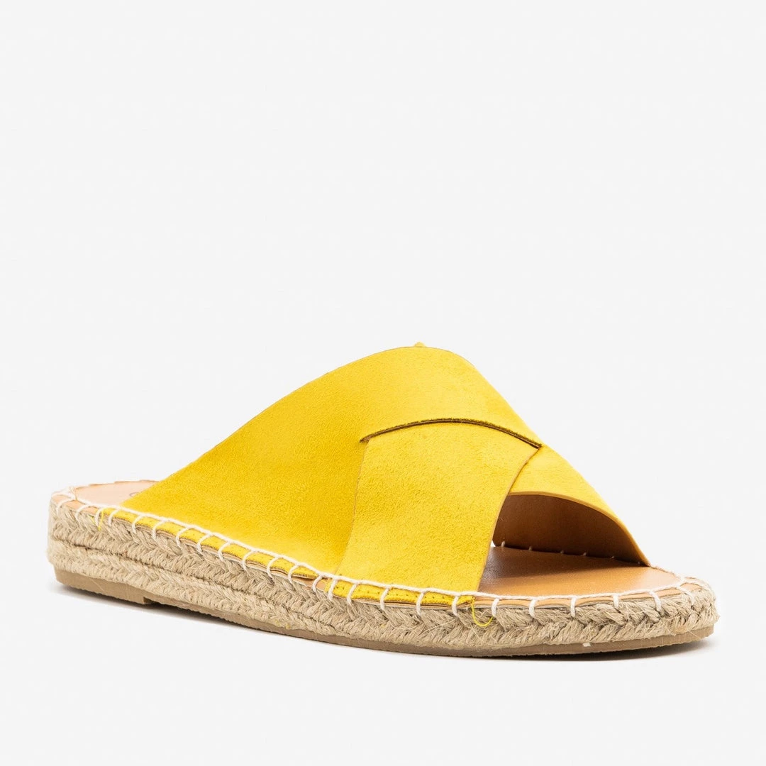 Qupid Shoes Newest Arrivals Criss Cross Espadrille Slip-On Sandals 2 Qupid Shoes Newest Arrivals Criss Cross Espadrille Slip-On Sandals