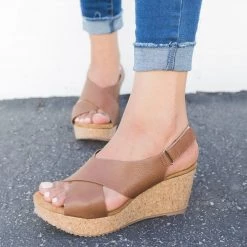 Anna Shoes Criss Cross Slingback Cork Wedges Newest Arrivals 10 Anna Shoes Criss Cross Slingback Cork Wedges Newest Arrivals