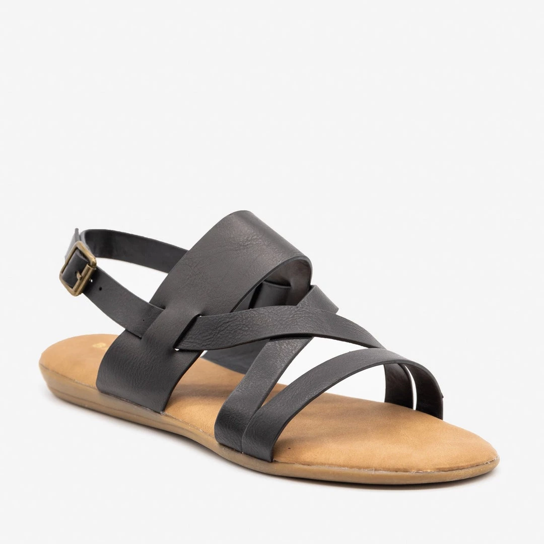 Bamboo Shoes Newest Arrivals Criss Cross Slingback Sandals 5 Bamboo Shoes Newest Arrivals Criss Cross Slingback Sandals