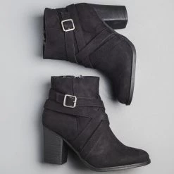 Bamboo Shoes Criss Cross Strap Ankle Bootie Newest Arrivals