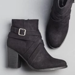 Bamboo Shoes Criss Cross Strap Ankle Bootie Newest Arrivals