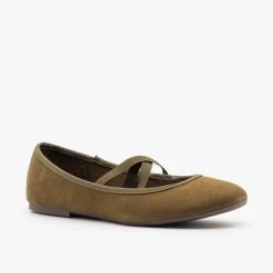 Bamboo Shoes Criss Cross Strap Ballet Flats 19 Bamboo Shoes Criss Cross Strap Ballet Flats
