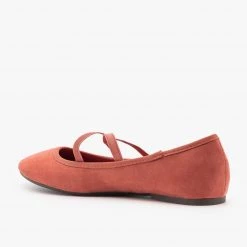 Bamboo Shoes Criss Cross Strap Ballet Flats 15 Bamboo Shoes Criss Cross Strap Ballet Flats