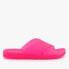 Forever Criss Cross Strap Neon Jelly Slides Newest Arrivals