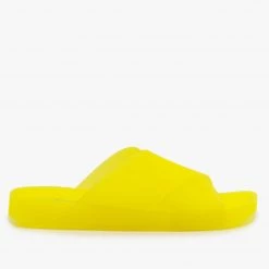 Forever Criss Cross Strap Neon Jelly Slides Newest Arrivals
