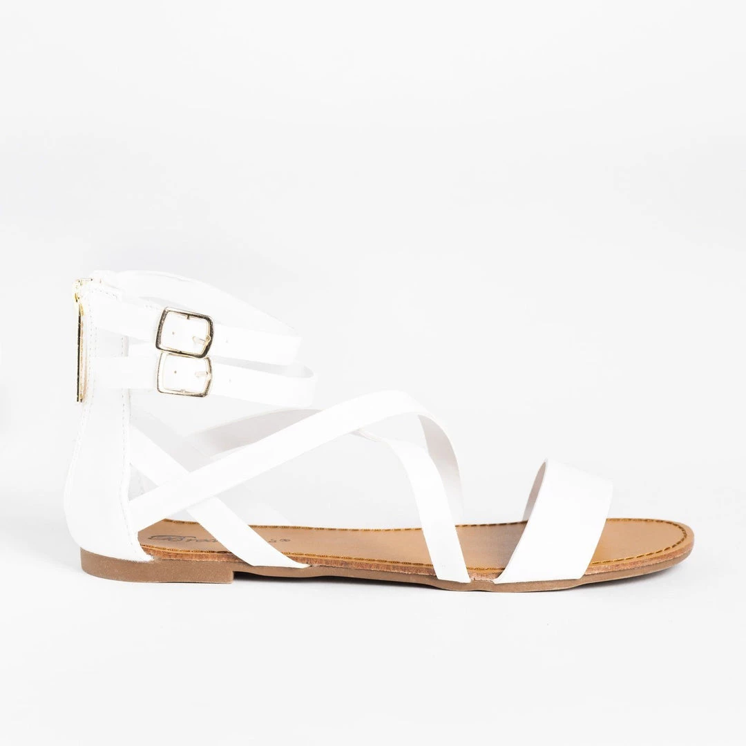 Breckelle's Criss Cross Strappy Gladiator Sandals Newest Arrivals 4 Breckelle's Criss Cross Strappy Gladiator Sandals Newest Arrivals