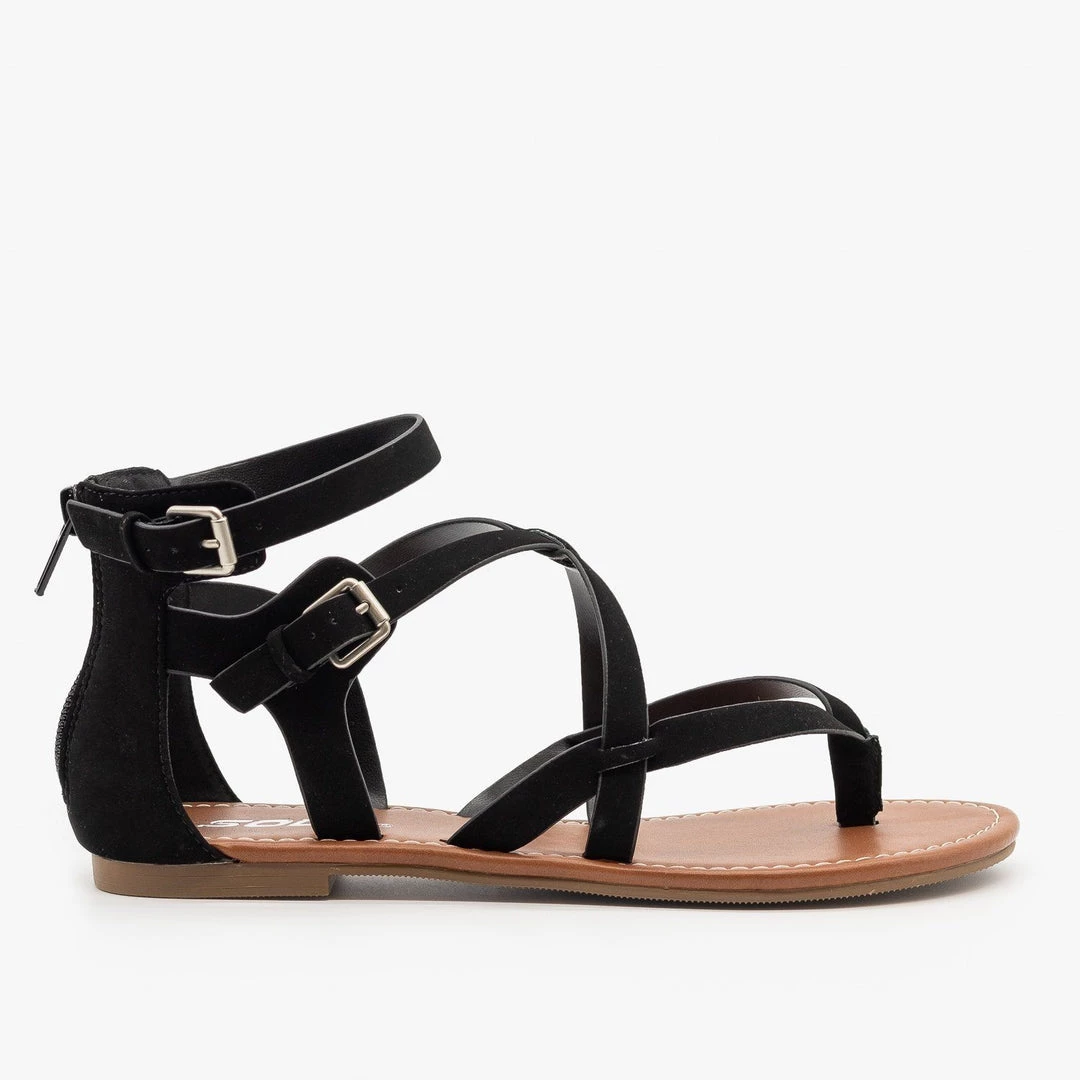 Soda Shoes Newest Arrivals Criss-Cross Strappy Sandals 4 Soda Shoes Newest Arrivals Criss-Cross Strappy Sandals