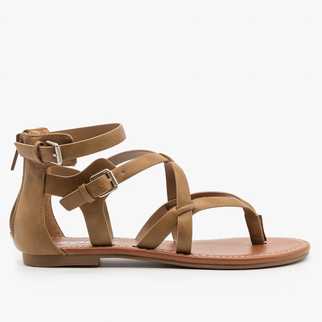 Soda Shoes Newest Arrivals Criss-Cross Strappy Sandals 7 Soda Shoes Newest Arrivals Criss-Cross Strappy Sandals